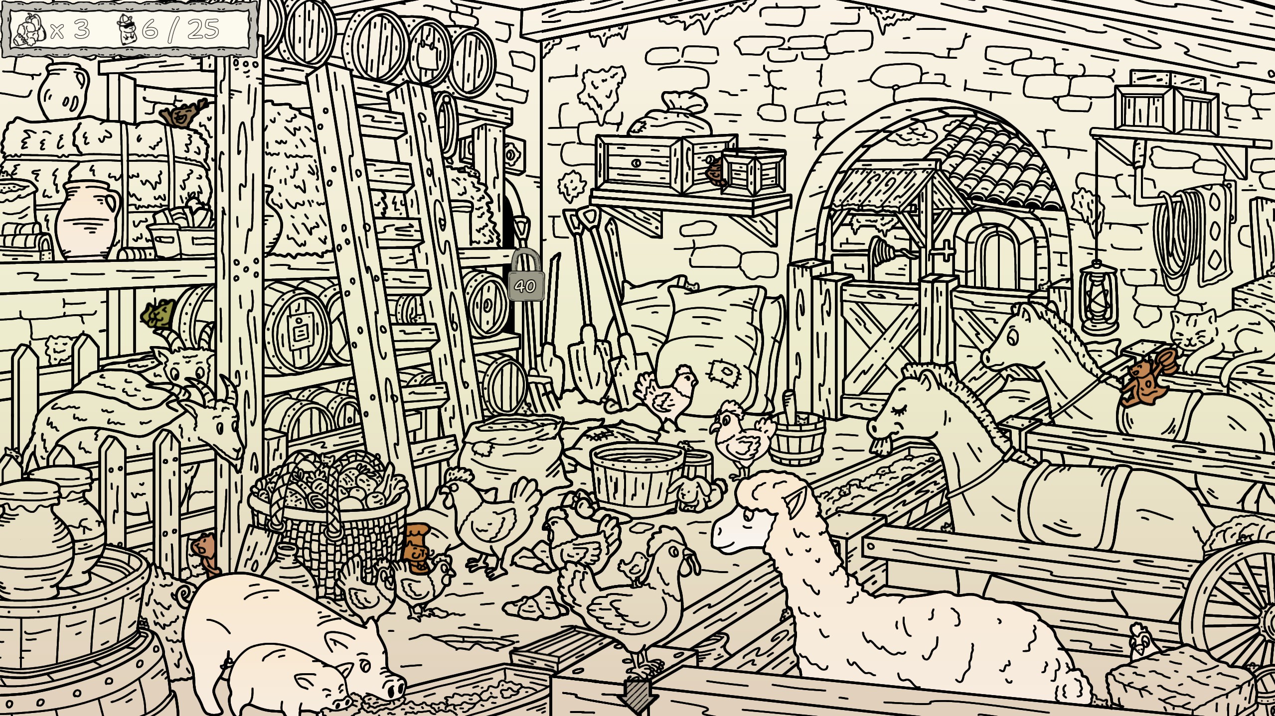 Stable scene from Casa de Cuy